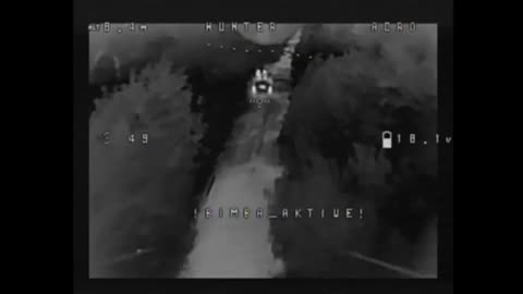 Russians Trying to Outrun Ukrainian Attack Drone