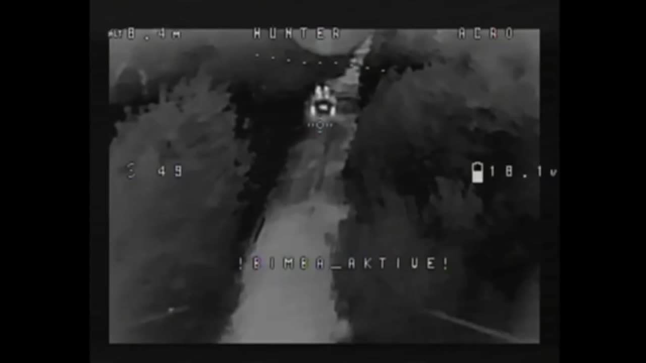 Russians Trying to Outrun Ukrainian Attack Drone