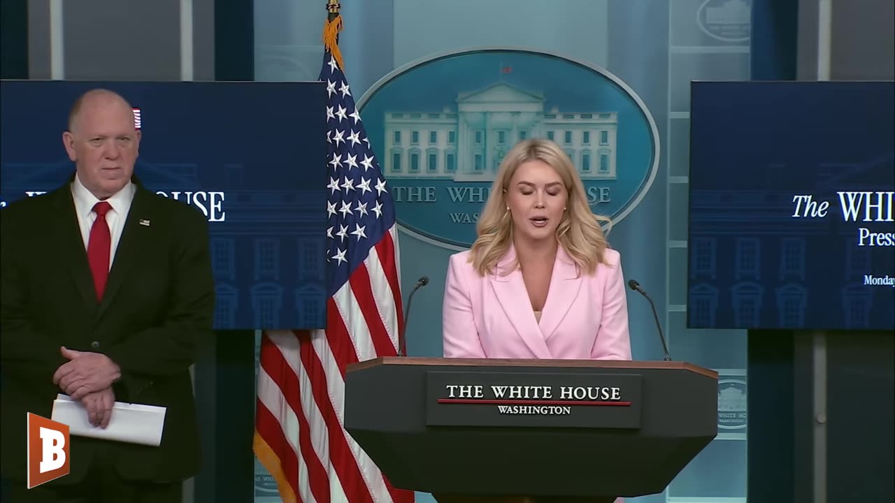 LIVE: Trump Press Secretary Karoline Leavitt Holds Press Conference at White House...