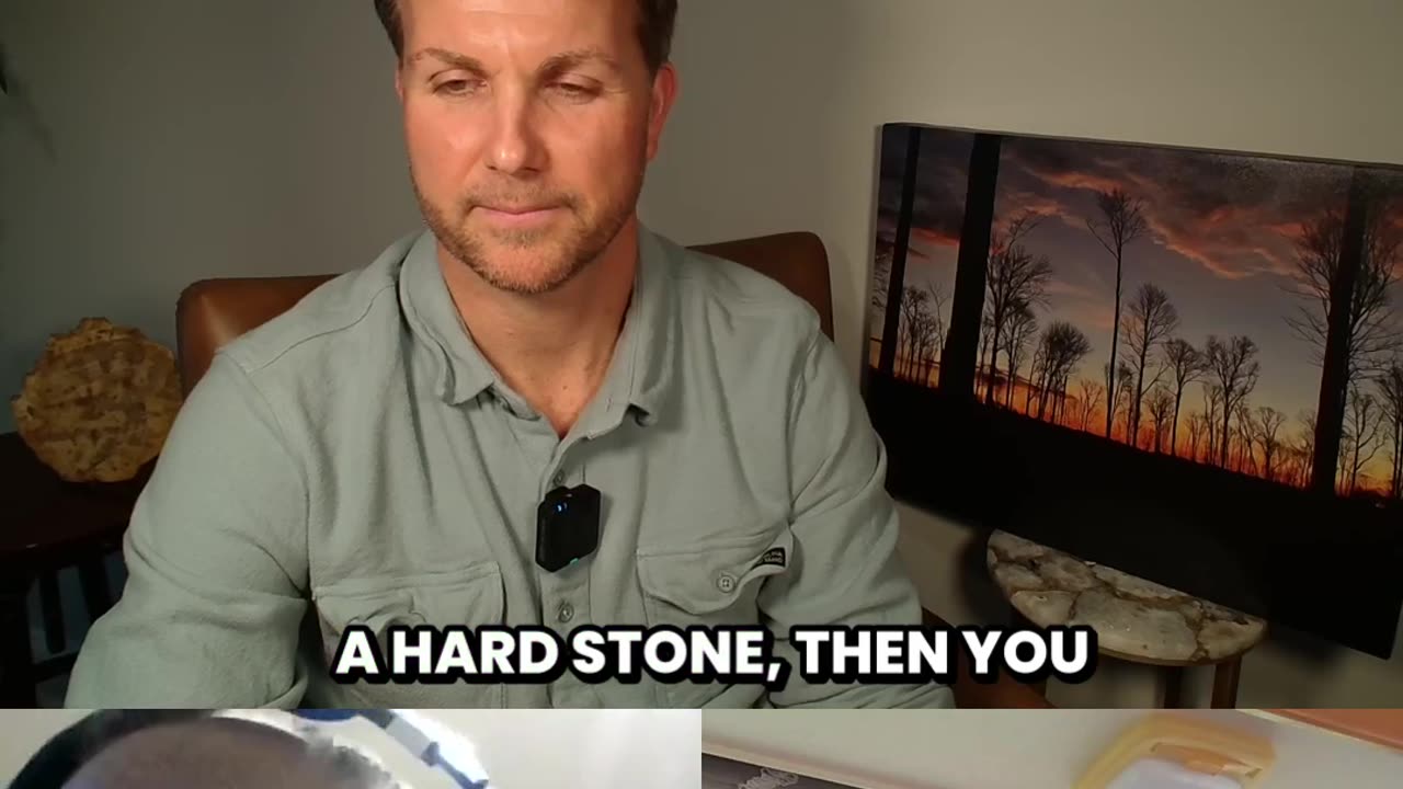 Potassium Hydroxide Stone Experiment