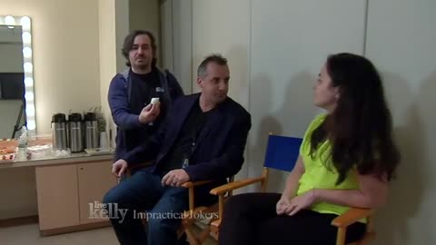 Live audience members are pranked by impractical jokers.