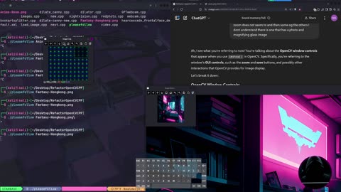 OpenCV C++ Cleaning up