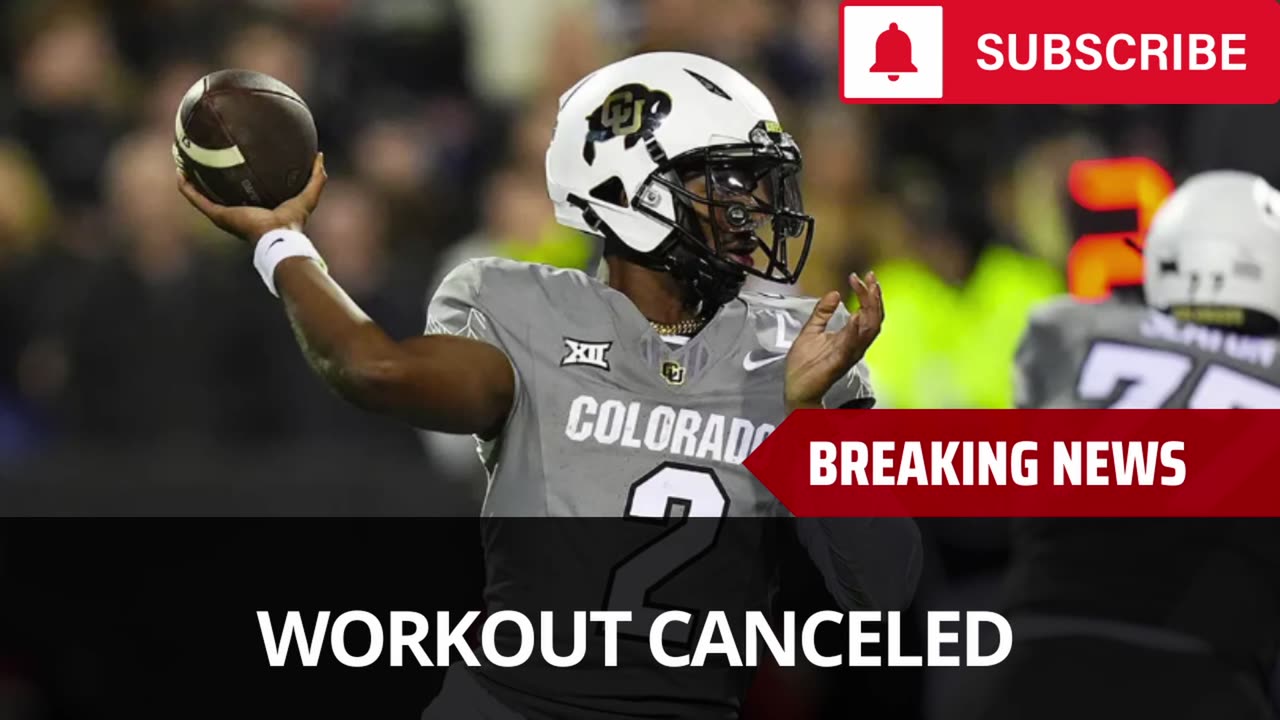 NFL Team Cancels Shedeur Sanders Workout