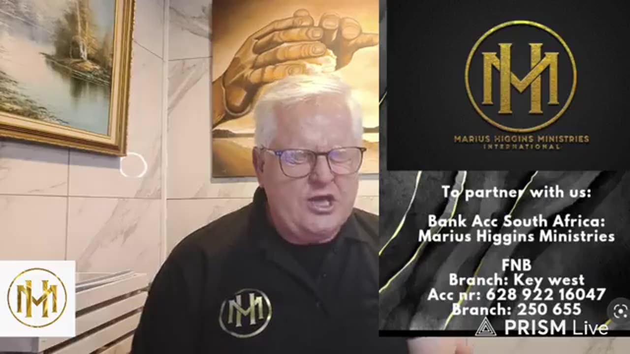 Live Stream of Dr. Marius Higgins