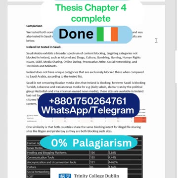 Student Work (Thesis) |Thesis Chapter 4 - Cybersecurity | Internet Access Metrics – OONI | TCD