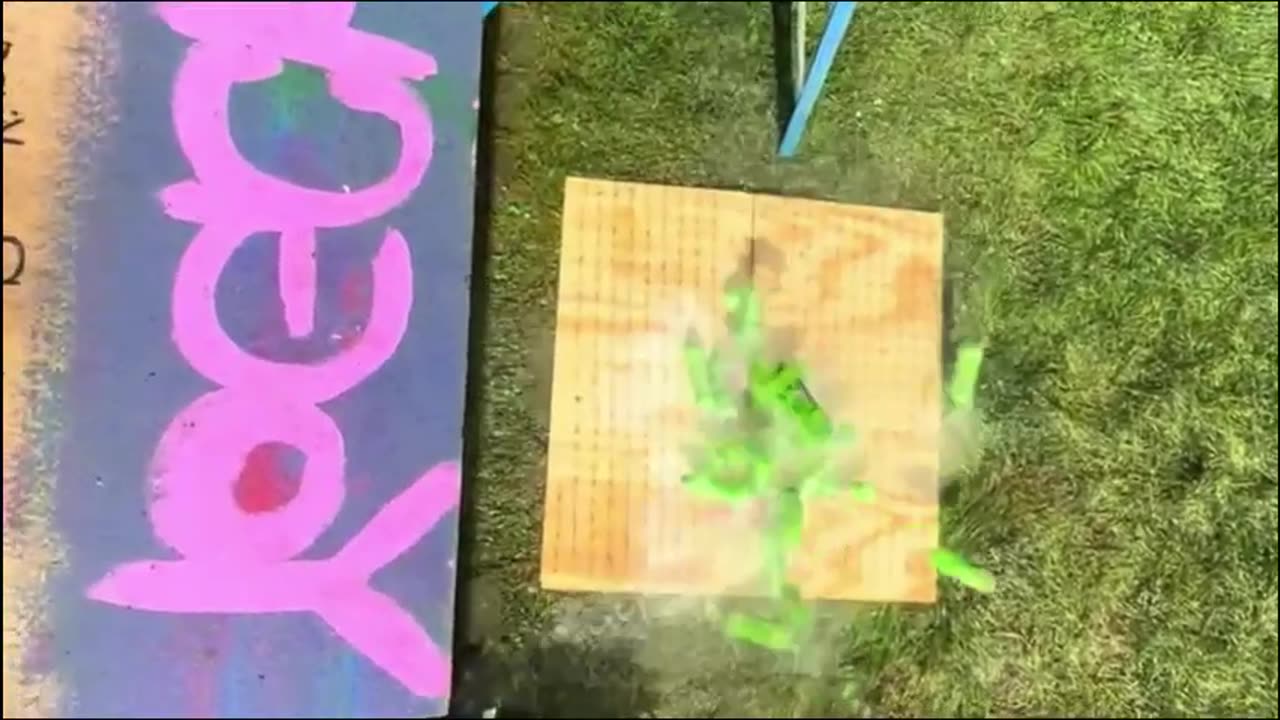 ASMR falling soda bottle