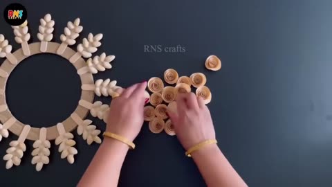2 Beautiful Paper Wall Hanging / Paper Craft For Home Decoration / Easy Wall Hanging / DIY Ideas