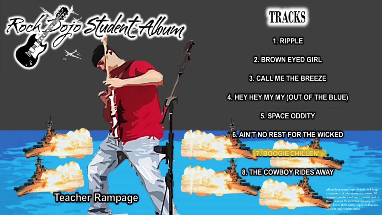 Rock Dojo Student Album #38 "Teacher Rampage": Boogie Chillun (John lee Hooker Cover) Track 7