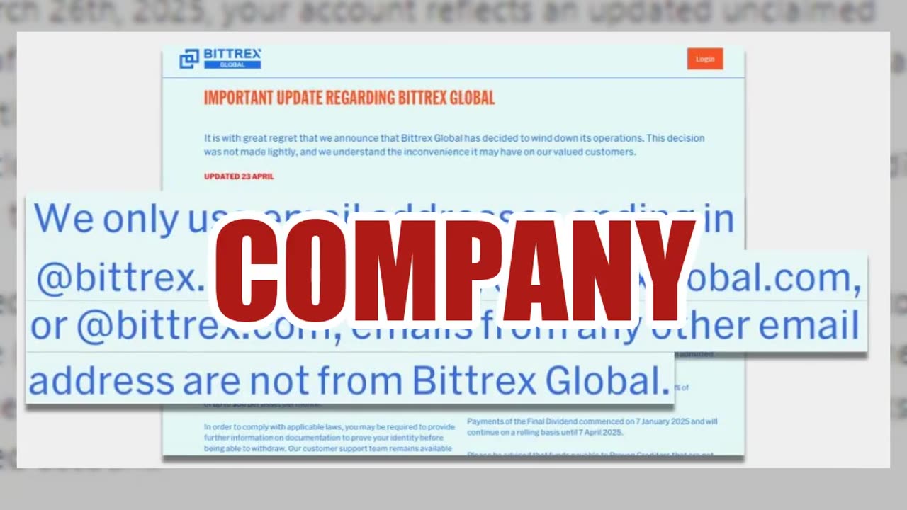 Fact Check: SCAM Bittrex Emails Sent Via Govdelivery.com Domain NOT Real -- Company Issued Warning