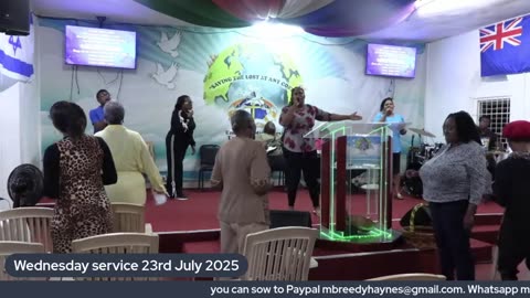 Wednesday service 23rd July 2025