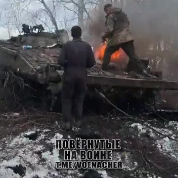 🔥 Video from the enemy side. The Swedish Bärgningsbandvagn 90 (Bgbv 90)