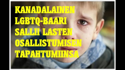 Kanadalainen LGBTQ-baari sallii lasten osallistumisen tapahtumiinsa