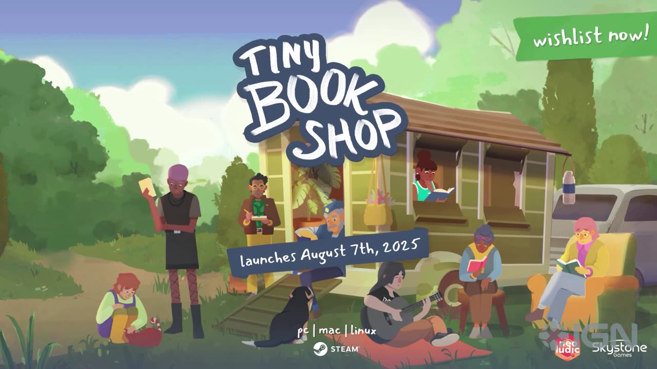 Tiny Bookshop - Official Release Date Trailer