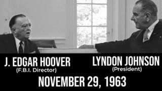 Hoover and Johnson talk JFK shooting