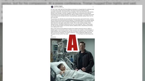 Fact Check: Elon Musk Did NOT Save 'Tristan Killip' With Neuralink -- Story is Fantasy Fiction