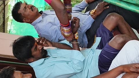Traditional Rakhi Ceremony in Telangana, India