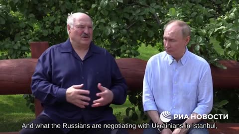 Informal Meeting of the President of Russia with the President of Belarus on Valaam