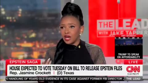 Jasmine Crockett blames Trump for political violence