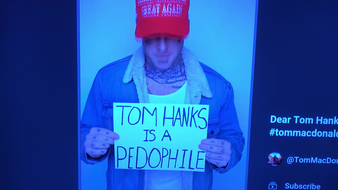 Tom Macdonald Salutes Tom Hanks