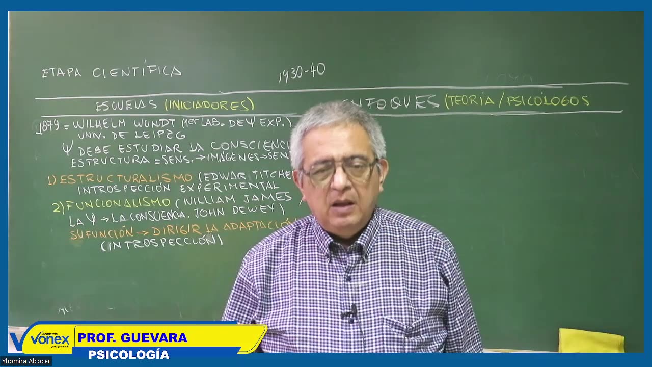 VONEX SEMESTRAL 2024 | Semana 01 | Psicología