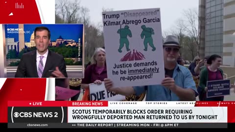 Supreme court pouses ordere mandating returns of Maryland man deported to El elevador