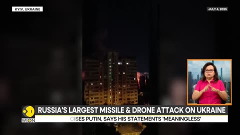 Russia-Ukraine War: Russia's Largest Attack On Ukraine; Missiles, Drones Rain Down On Kyiv & Lutsk