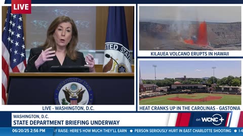 State Department briefing on Israel, Iran underway