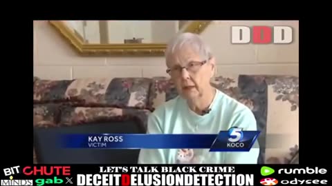 Elderly white woman beaten by niggers