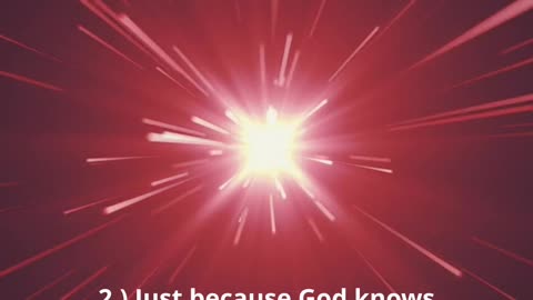 Is GOD to blame for OUR actions?
