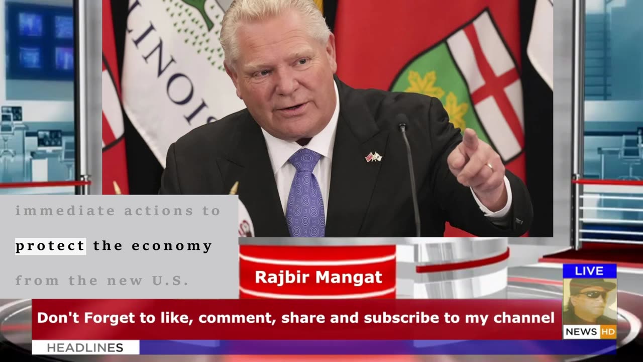 ‘Tariff for tariff’: Doug Ford says he supports retaliatory tariffs in light of Trump’s 25 per cent-
