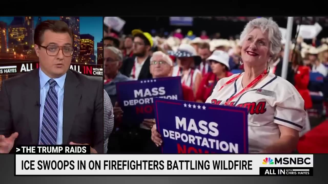 'F---ing crazy': ICE swoops in on firefighters IN THE MIDDLE of battling wildfire