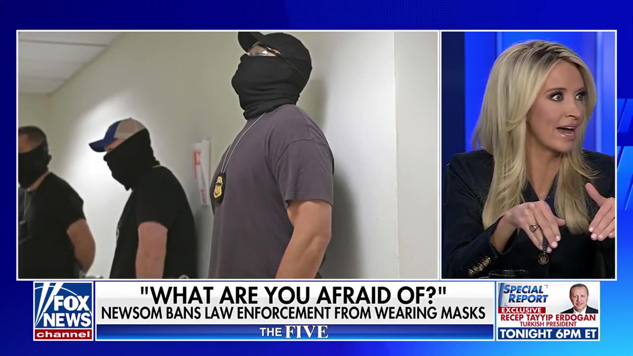 LIGHTS, CAMERA, GAVIN! McEnany Blasts Newsom for 'Posturing' on ICE Mask Ban