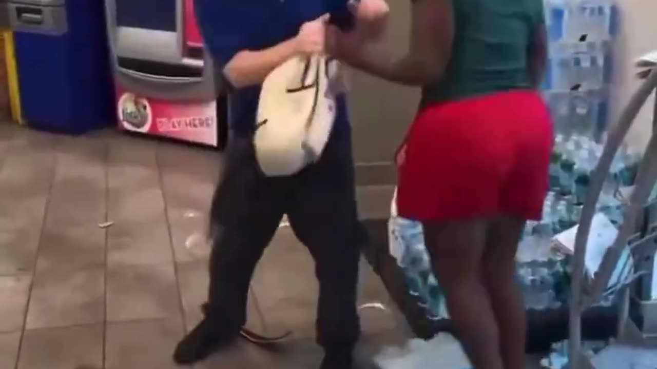 Handling a shoplifter