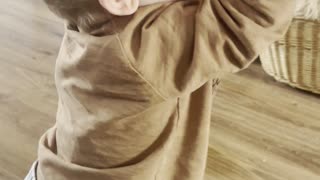 Baby Kayla Dancing With Her Chair — Cute Toddler Moves 💃🪑