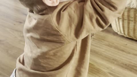 Baby Kayla Dancing With Her Chair — Cute Toddler Moves 💃🪑