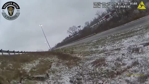 Ohio State Highway Patrol shared video on how fast conditions can change in dangerous winter weather