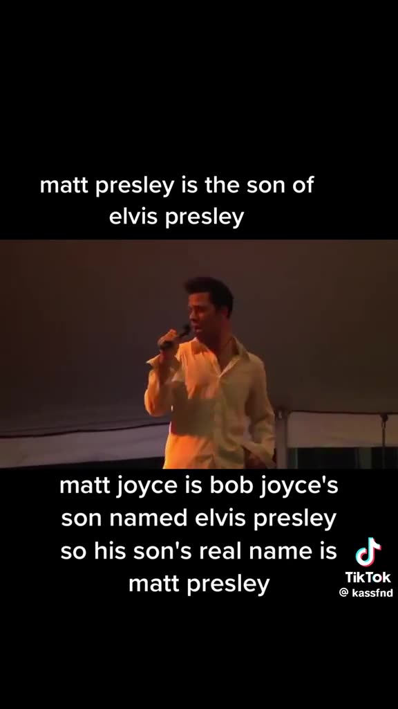Matt Presley is the son of Elvis Presley