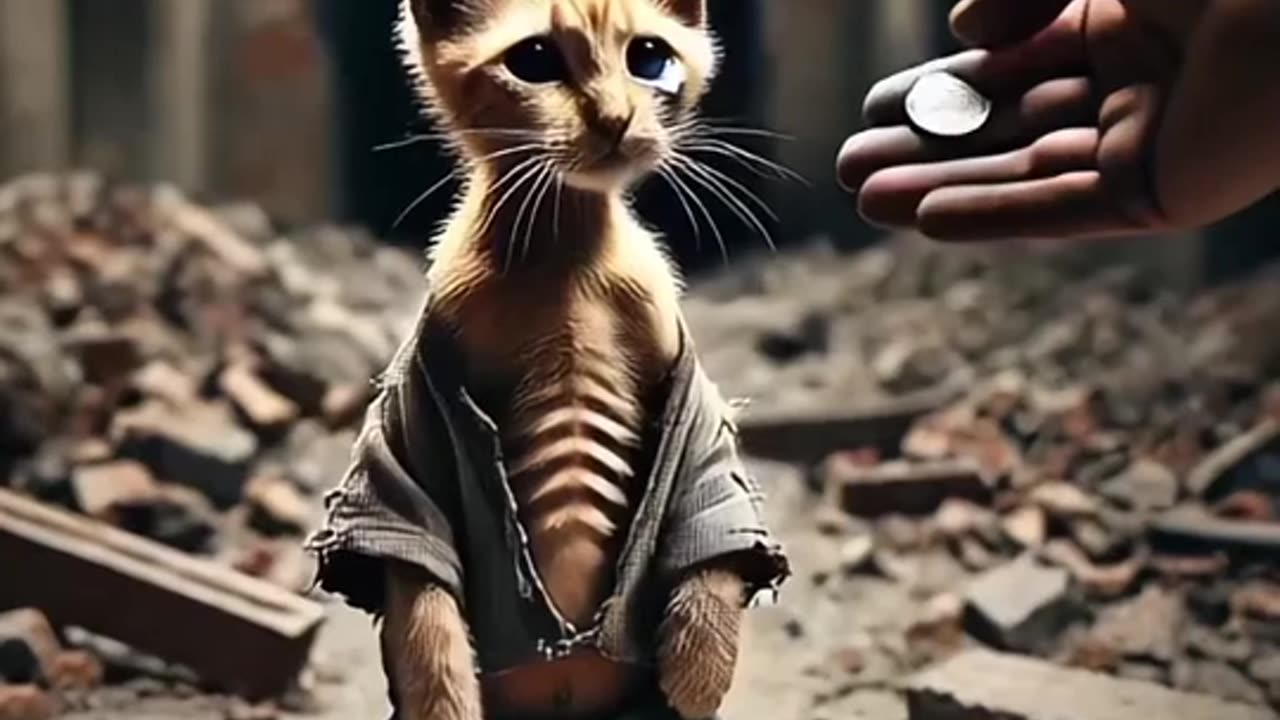 Poor cat
