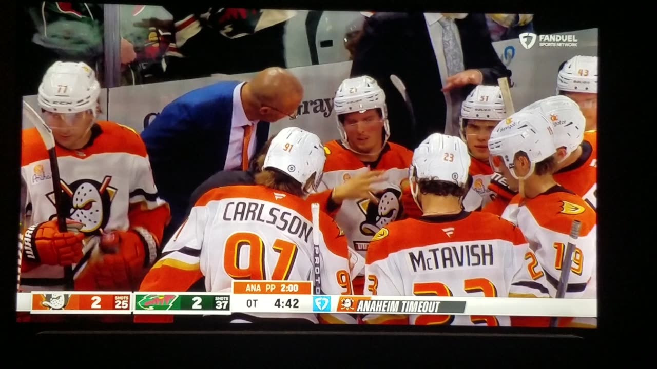 ANA vs MIN - Wild Win in OT 3-2