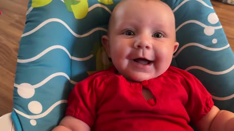 Baby Kayla Day 129 – Daddy’s Voice Makes Me Smile! 🥹💬