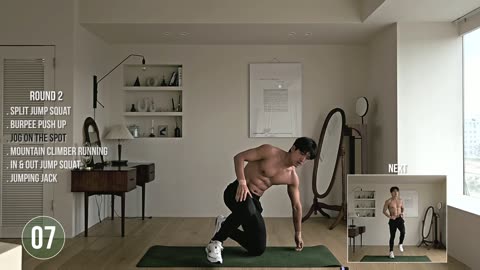 12 Fat Burning Bodyweight Workout at Home (Level 4)