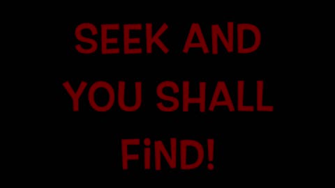 Are You Hurting? Are you Seeking Truth? Are You Ready? Seek and YOU shall Find!