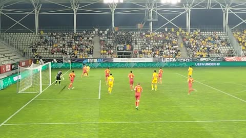 Asediu la poarta lui Ognjen Milovic (2006). Romania vs Montenegro. UEFA Euro U19 (13.06.2025) 🏆 ⚽