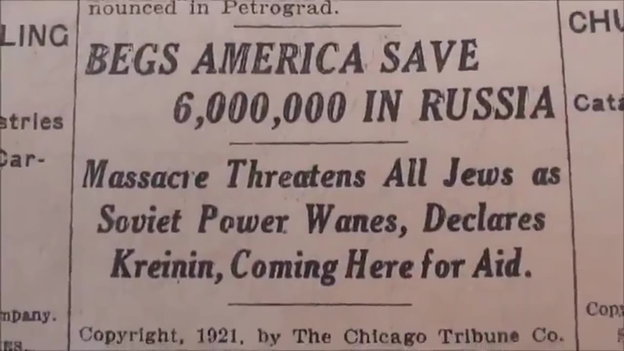 '6 MILLION' ZIONIST PROPOGANDA STARTED IN 1915... 18YRS BEFORE HILTER!