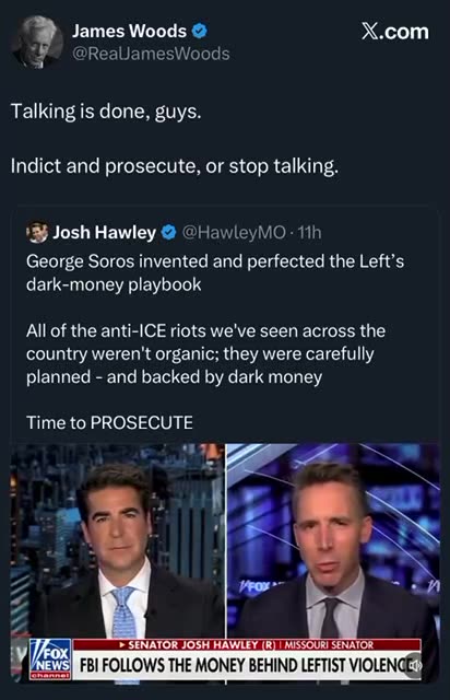 Mr. President Donald J. Trump, please get AG Pam Bondi moving to indict George Soros