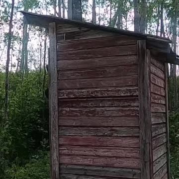 $50 Outhouse Makeover_ Removing Gender Signs for All! #livingoffgrid