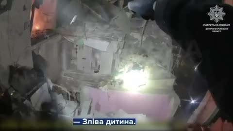 "Where's Mom?": the first minutes after the Russian strike on Dnipro.