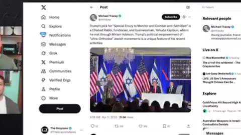 Max Blumenthal ~ Trump is surrounded by Orthodox cult members