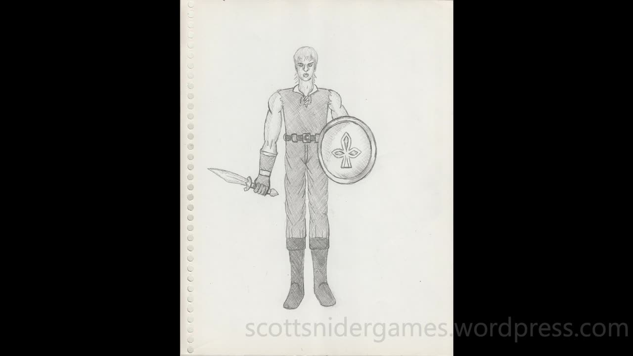 Fighter Pencil Sketch Video #2 (04-13-2025)