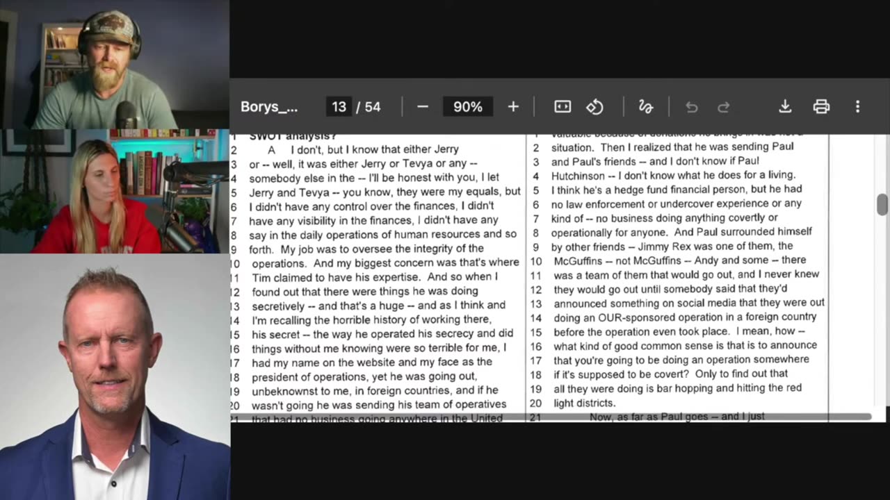 BOMBSHELL: Sworn Testimony Exposes Tim Ballard's Storytelling Scam